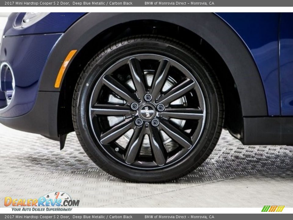 2017 Mini Hardtop Cooper S 2 Door Deep Blue Metallic / Carbon Black Photo #9