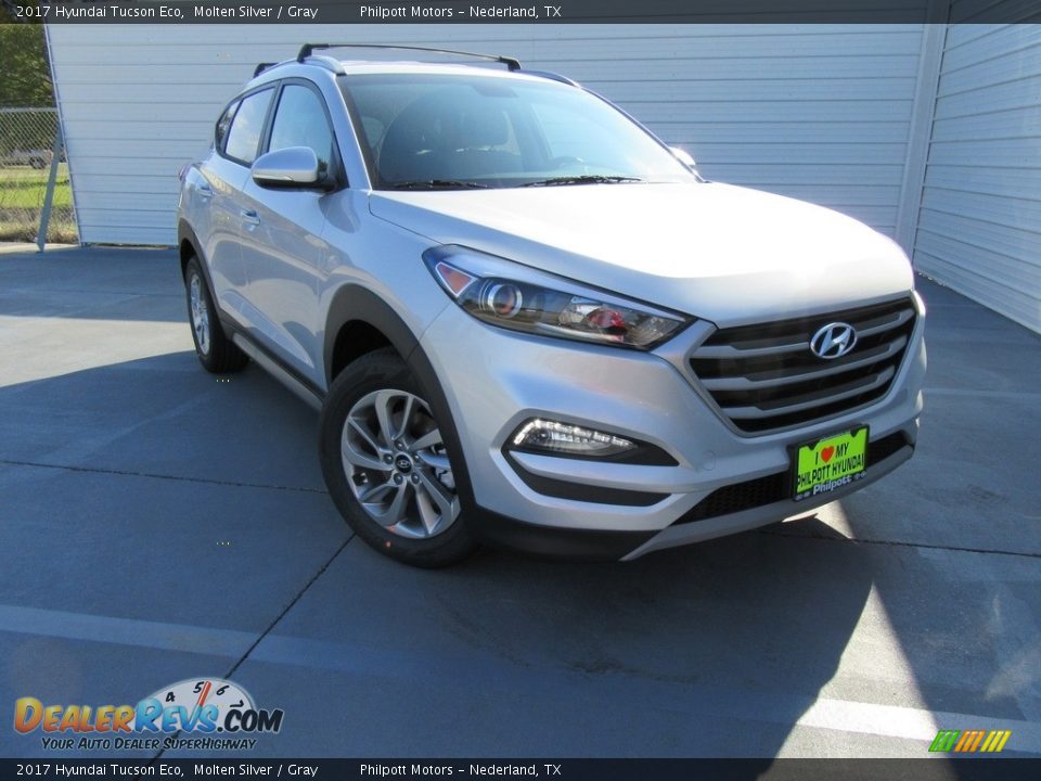 2017 Hyundai Tucson Eco Molten Silver / Gray Photo #1