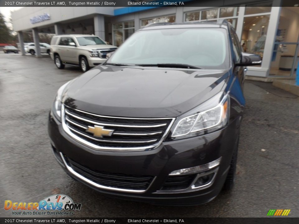 2017 Chevrolet Traverse LT AWD Tungsten Metallic / Ebony Photo #3