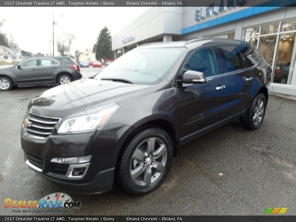 2017 Chevrolet Traverse LT AWD Tungsten Metallic / Ebony Photo #4