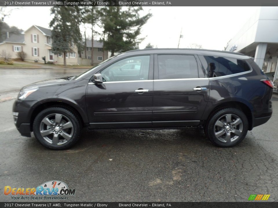 2017 Chevrolet Traverse LT AWD Tungsten Metallic / Ebony Photo #5