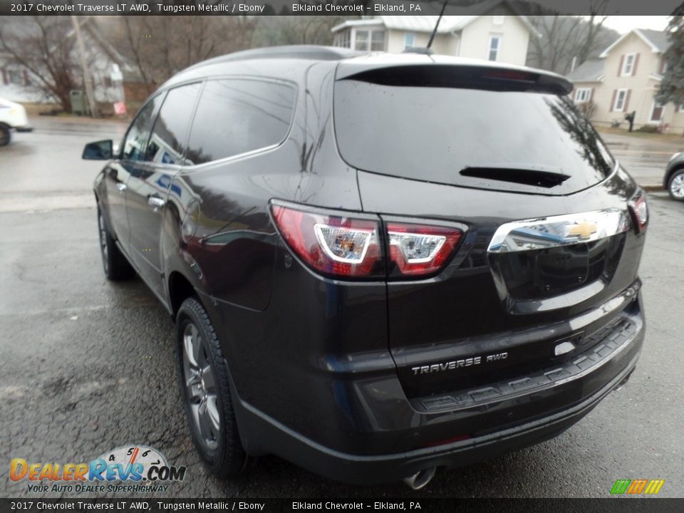 2017 Chevrolet Traverse LT AWD Tungsten Metallic / Ebony Photo #7