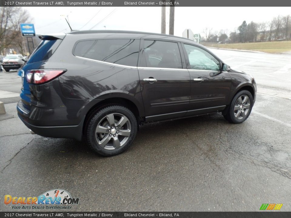 2017 Chevrolet Traverse LT AWD Tungsten Metallic / Ebony Photo #9
