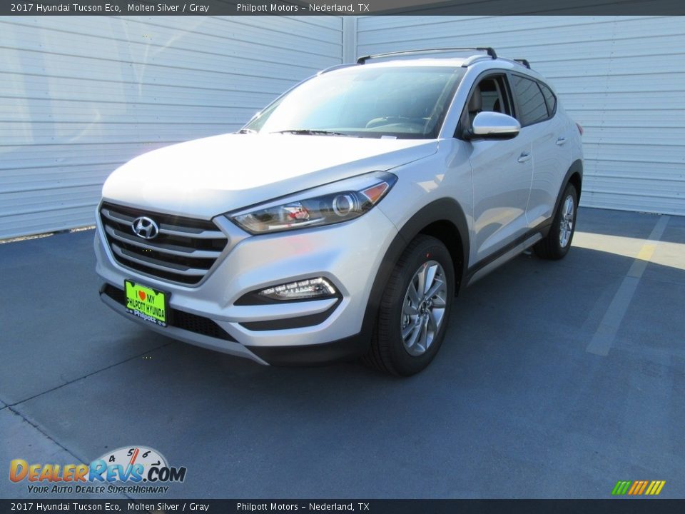 2017 Hyundai Tucson Eco Molten Silver / Gray Photo #7