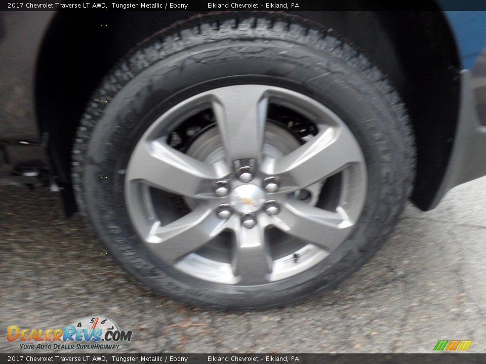 2017 Chevrolet Traverse LT AWD Tungsten Metallic / Ebony Photo #14