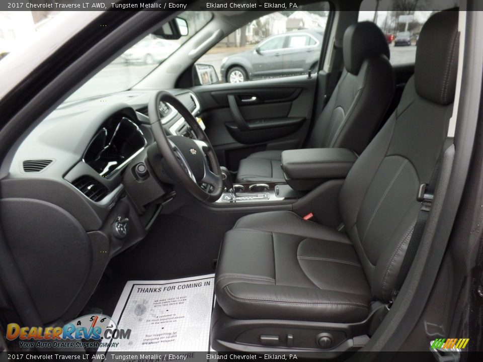 2017 Chevrolet Traverse LT AWD Tungsten Metallic / Ebony Photo #20