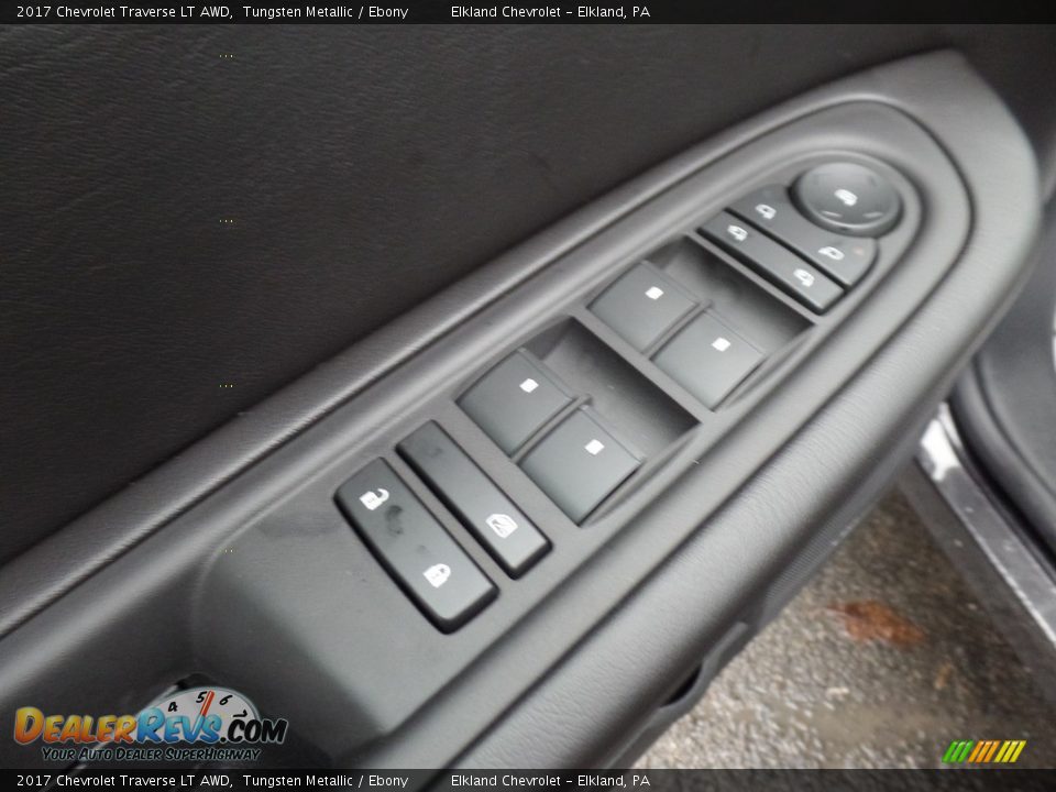 2017 Chevrolet Traverse LT AWD Tungsten Metallic / Ebony Photo #21