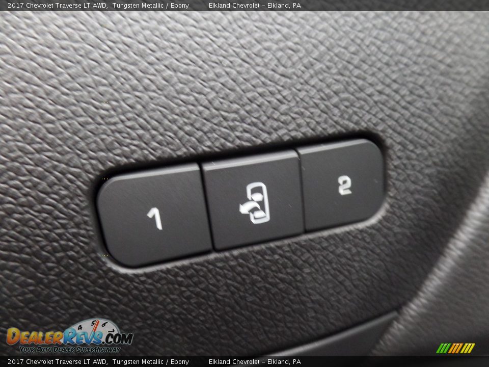 2017 Chevrolet Traverse LT AWD Tungsten Metallic / Ebony Photo #22