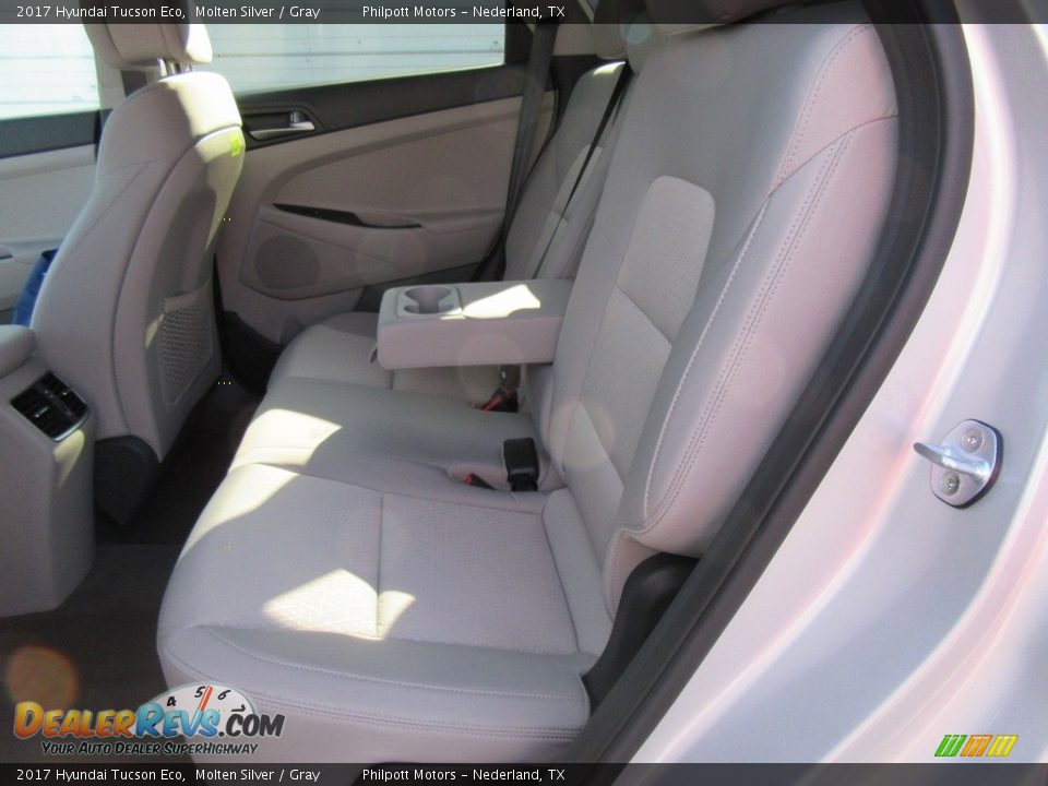 Rear Seat of 2017 Hyundai Tucson Eco Photo #18
