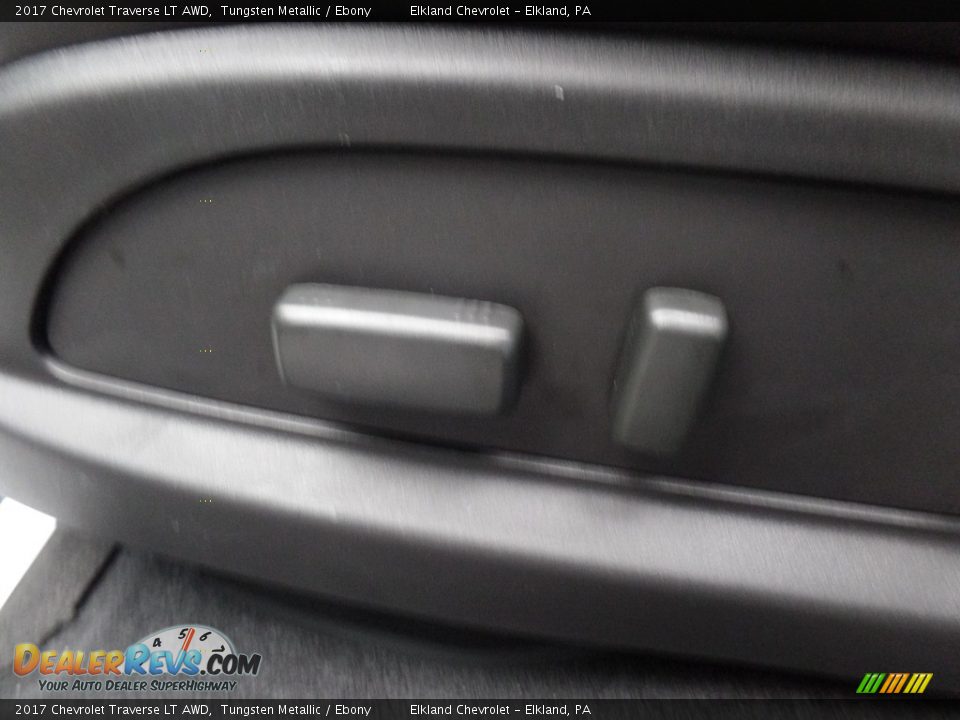 2017 Chevrolet Traverse LT AWD Tungsten Metallic / Ebony Photo #24