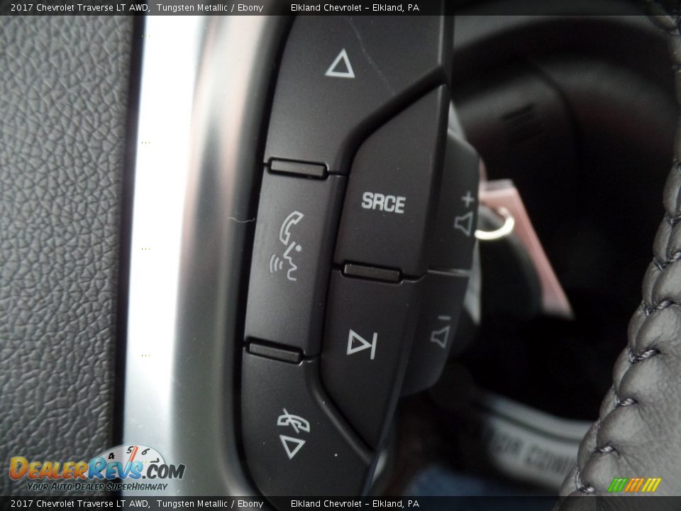 2017 Chevrolet Traverse LT AWD Tungsten Metallic / Ebony Photo #26