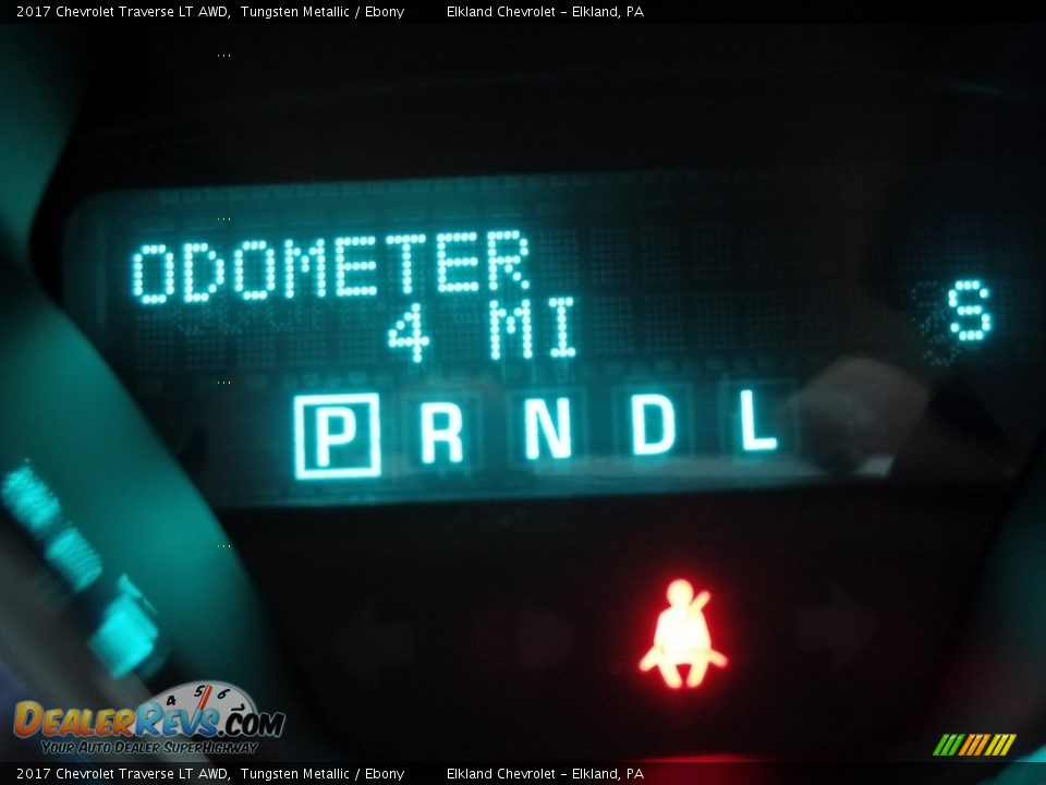 2017 Chevrolet Traverse LT AWD Tungsten Metallic / Ebony Photo #27