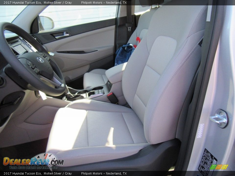 Front Seat of 2017 Hyundai Tucson Eco Photo #21