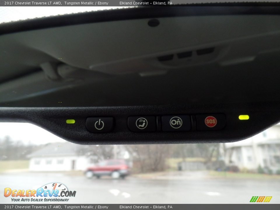 2017 Chevrolet Traverse LT AWD Tungsten Metallic / Ebony Photo #36