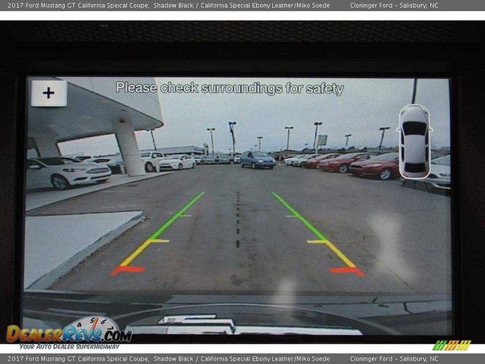 2017 Ford Mustang GT California Speical Coupe Shadow Black / California Special Ebony Leather/Miko Suede Photo #13