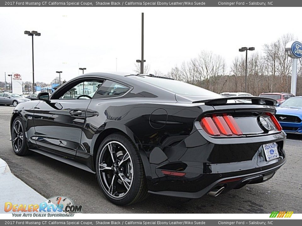 2017 Ford Mustang GT California Speical Coupe Shadow Black / California Special Ebony Leather/Miko Suede Photo #20