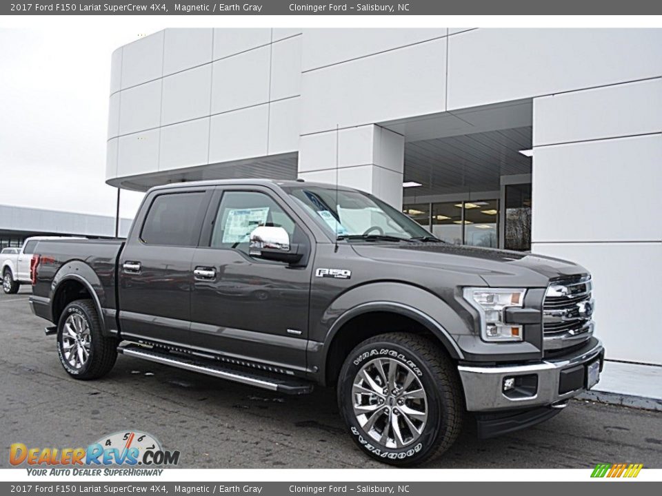 2017 Ford F150 Lariat SuperCrew 4X4 Magnetic / Earth Gray Photo #1