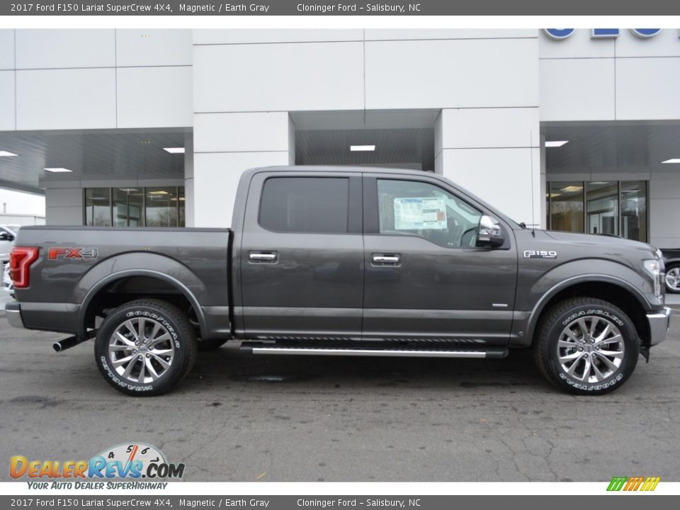 2017 Ford F150 Lariat SuperCrew 4X4 Magnetic / Earth Gray Photo #2