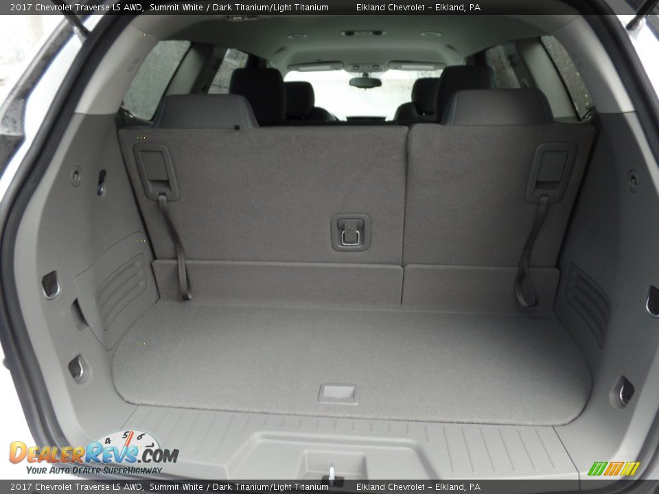 2017 Chevrolet Traverse LS AWD Summit White / Dark Titanium/Light Titanium Photo #14