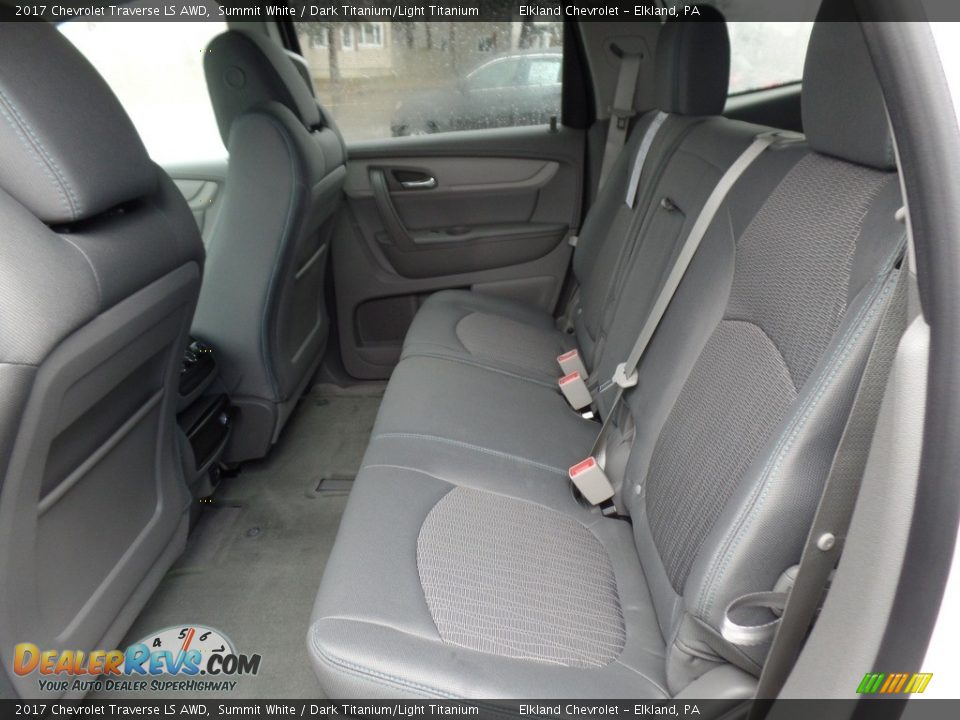 2017 Chevrolet Traverse LS AWD Summit White / Dark Titanium/Light Titanium Photo #16