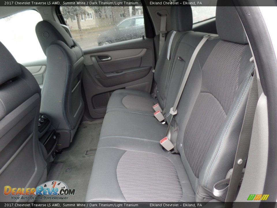2017 Chevrolet Traverse LS AWD Summit White / Dark Titanium/Light Titanium Photo #18