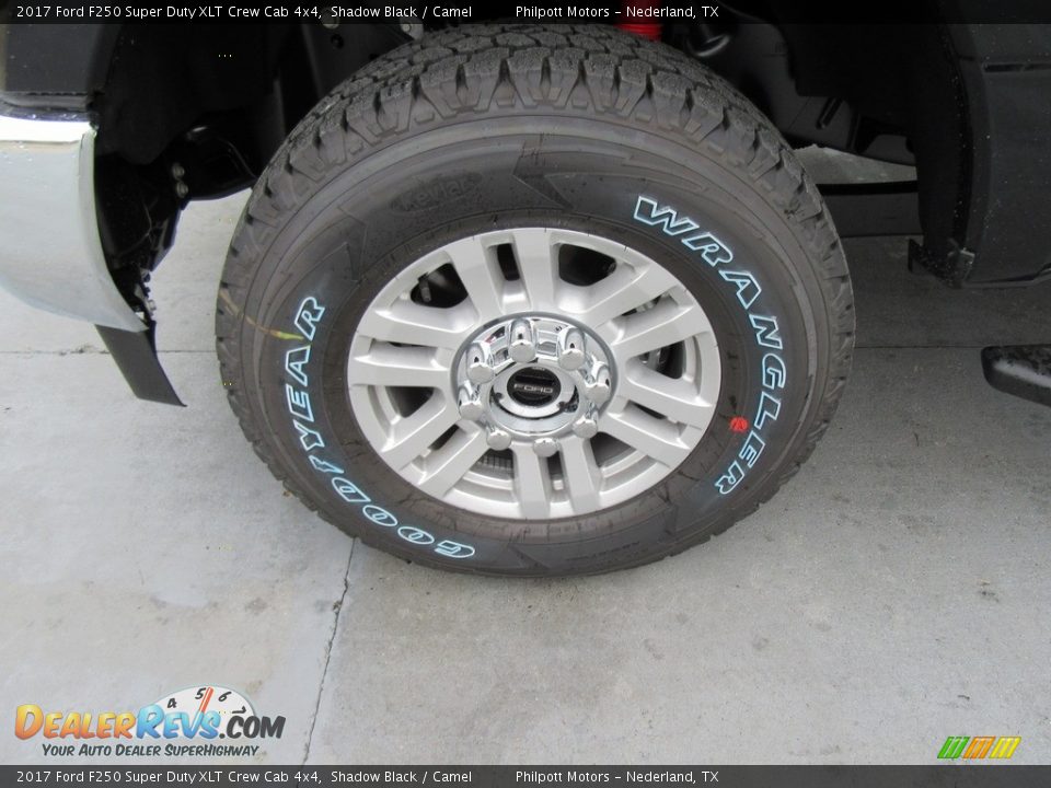 2017 Ford F250 Super Duty XLT Crew Cab 4x4 Shadow Black / Camel Photo #11
