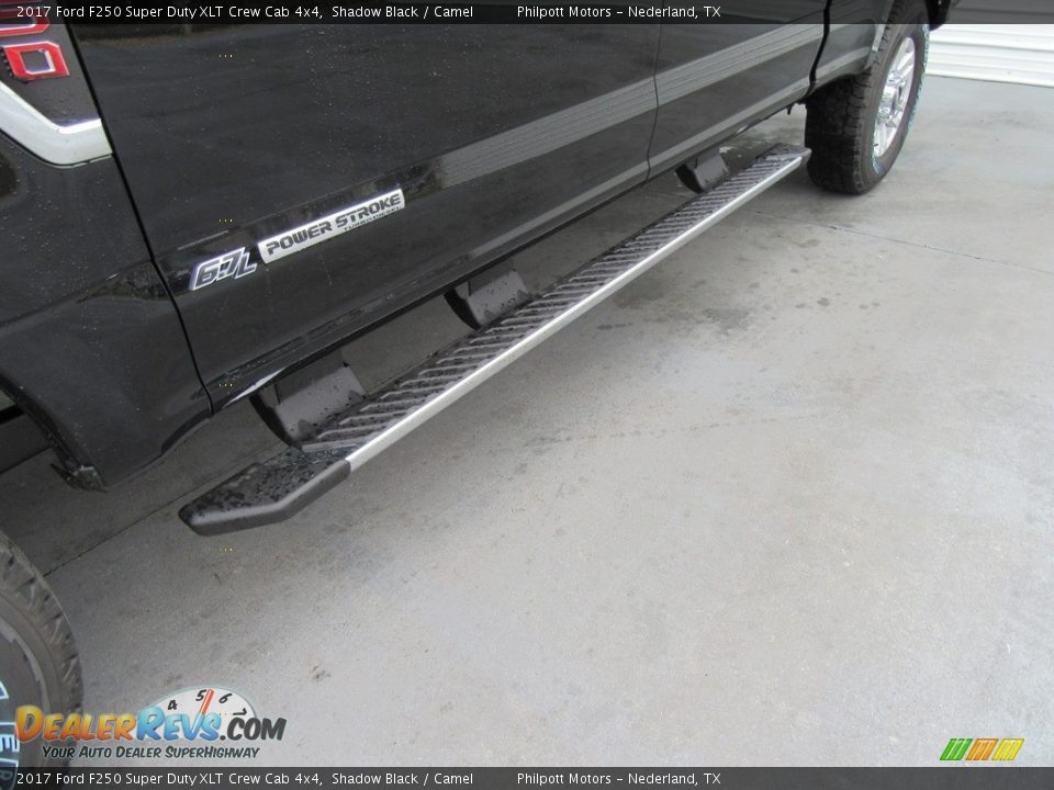2017 Ford F250 Super Duty XLT Crew Cab 4x4 Shadow Black / Camel Photo #12