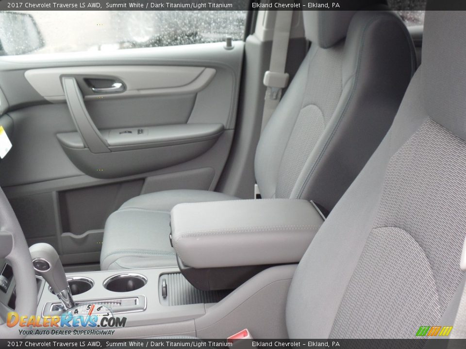 2017 Chevrolet Traverse LS AWD Summit White / Dark Titanium/Light Titanium Photo #23