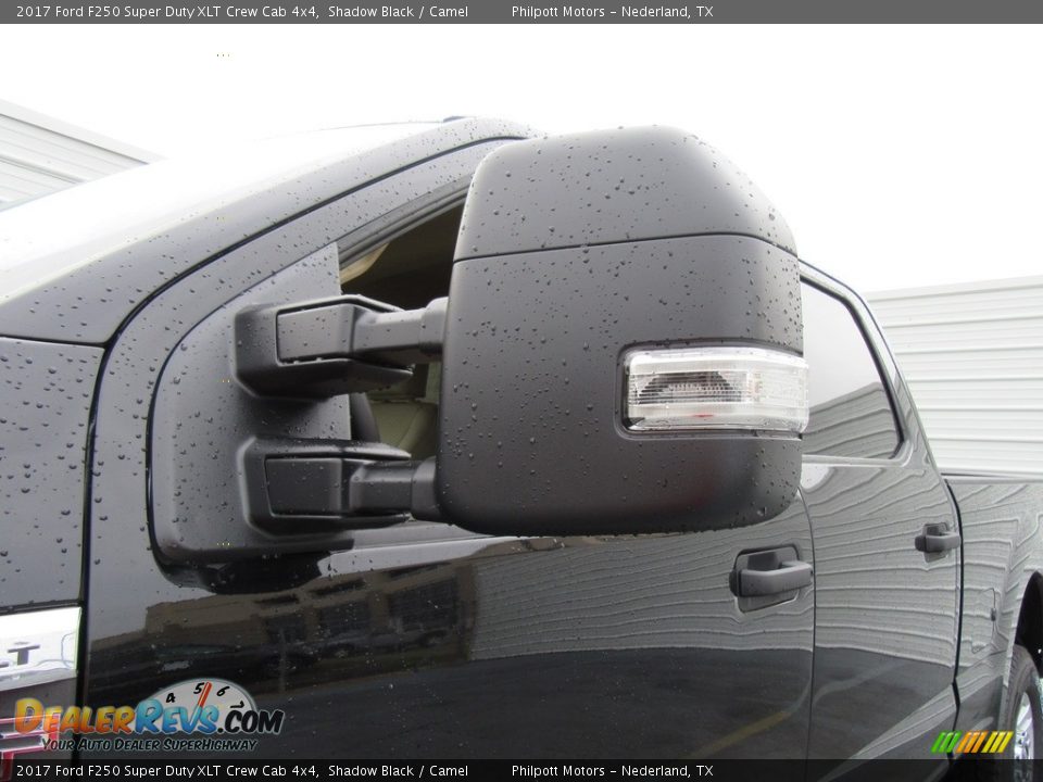 2017 Ford F250 Super Duty XLT Crew Cab 4x4 Shadow Black / Camel Photo #13
