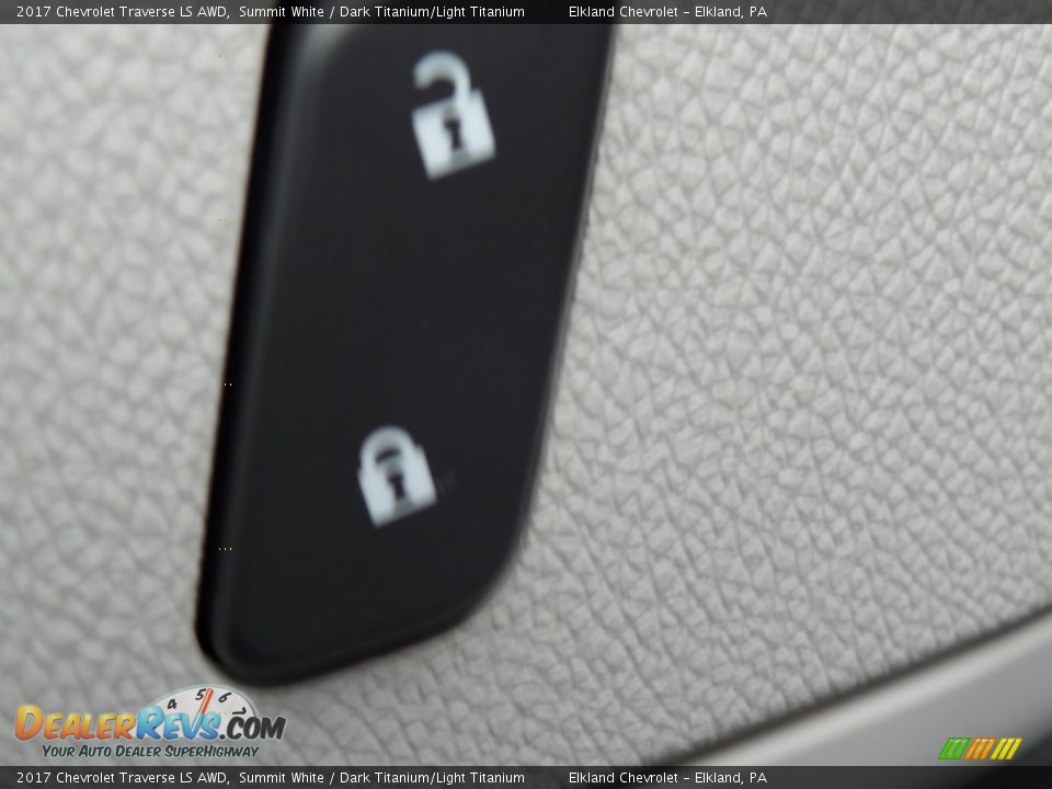 2017 Chevrolet Traverse LS AWD Summit White / Dark Titanium/Light Titanium Photo #25