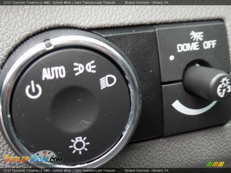 2017 Chevrolet Traverse LS AWD Summit White / Dark Titanium/Light Titanium Photo #26