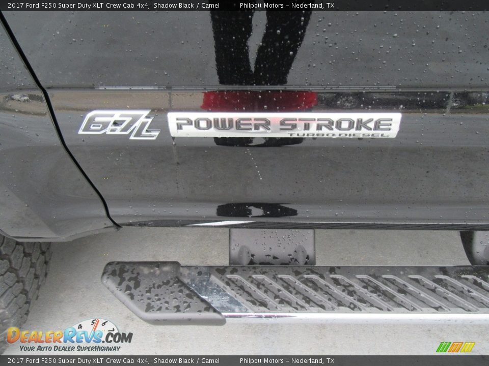 2017 Ford F250 Super Duty XLT Crew Cab 4x4 Shadow Black / Camel Photo #15
