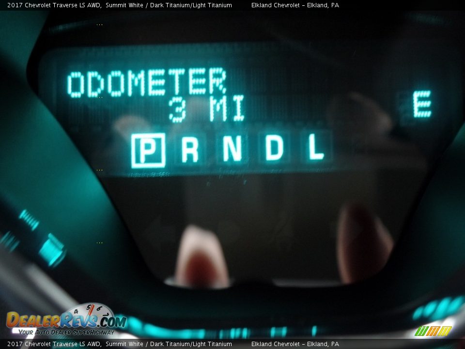 2017 Chevrolet Traverse LS AWD Summit White / Dark Titanium/Light Titanium Photo #29