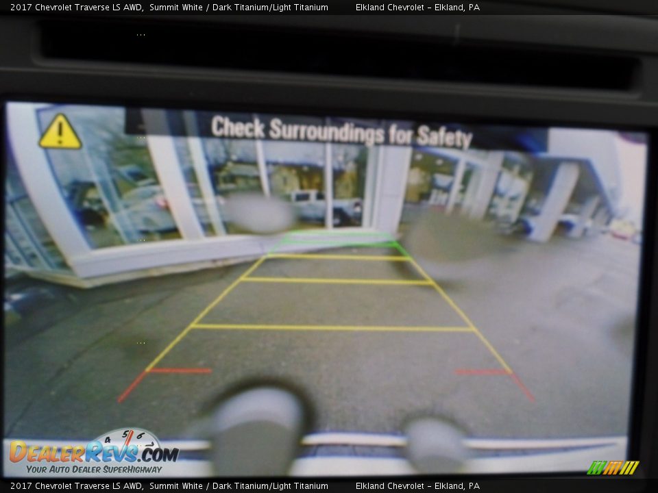 2017 Chevrolet Traverse LS AWD Summit White / Dark Titanium/Light Titanium Photo #32