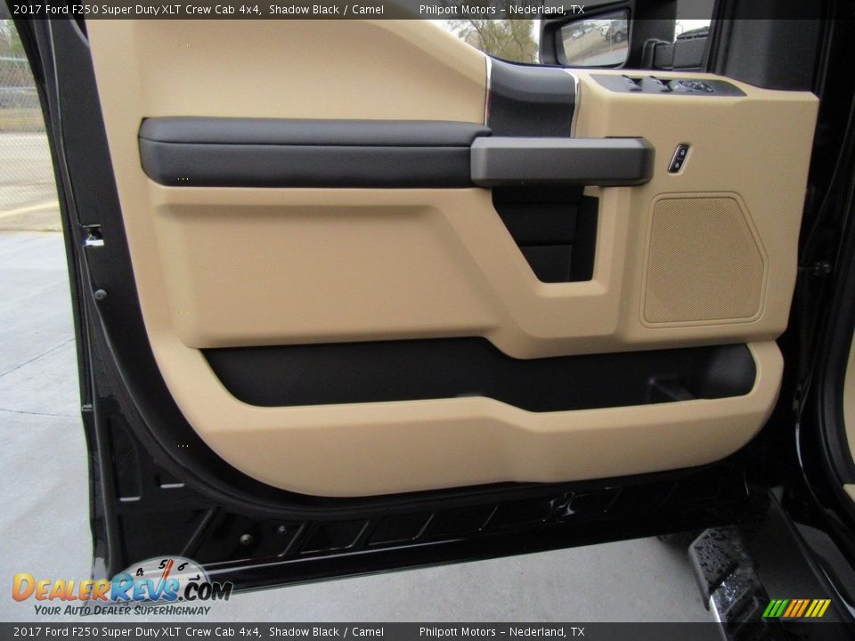2017 Ford F250 Super Duty XLT Crew Cab 4x4 Shadow Black / Camel Photo #21