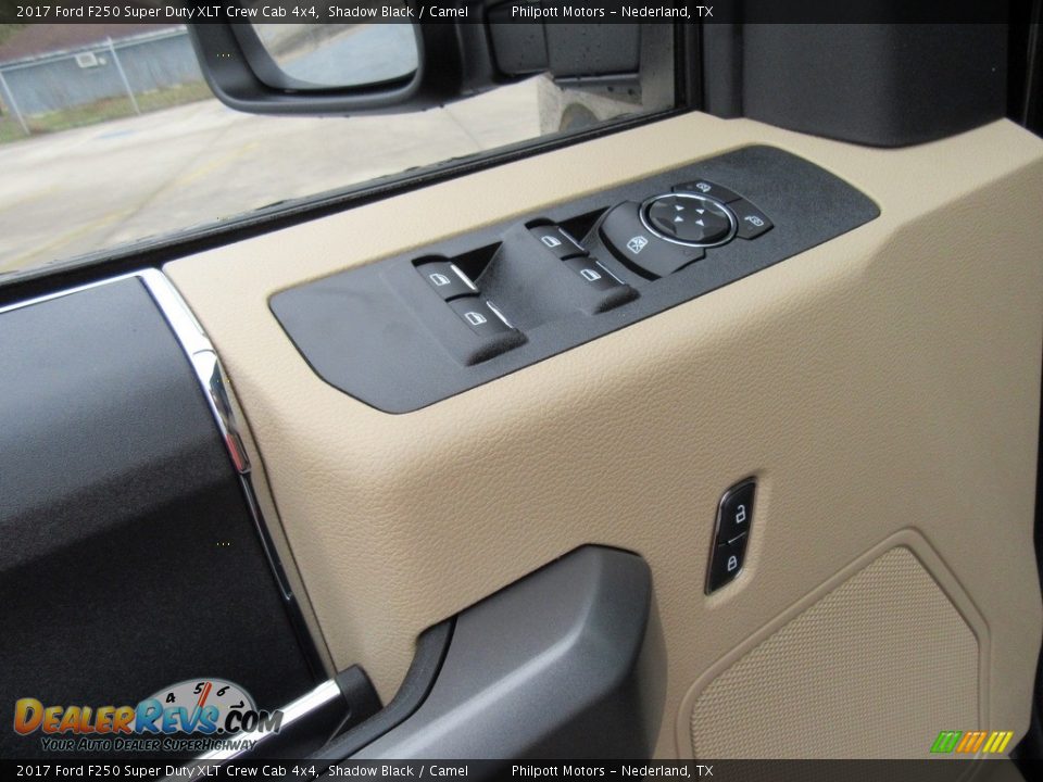 2017 Ford F250 Super Duty XLT Crew Cab 4x4 Shadow Black / Camel Photo #22
