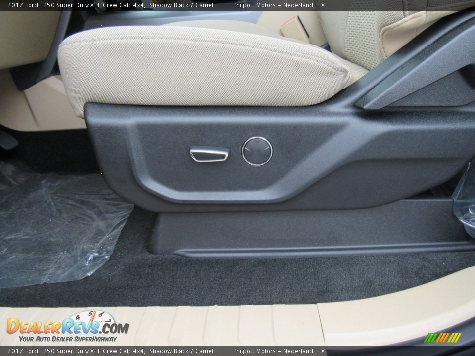 2017 Ford F250 Super Duty XLT Crew Cab 4x4 Shadow Black / Camel Photo #24