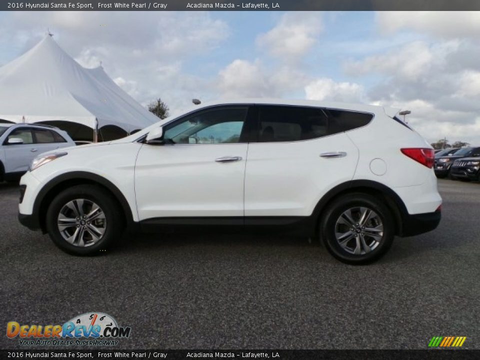 2016 Hyundai Santa Fe Sport Frost White Pearl / Gray Photo #3