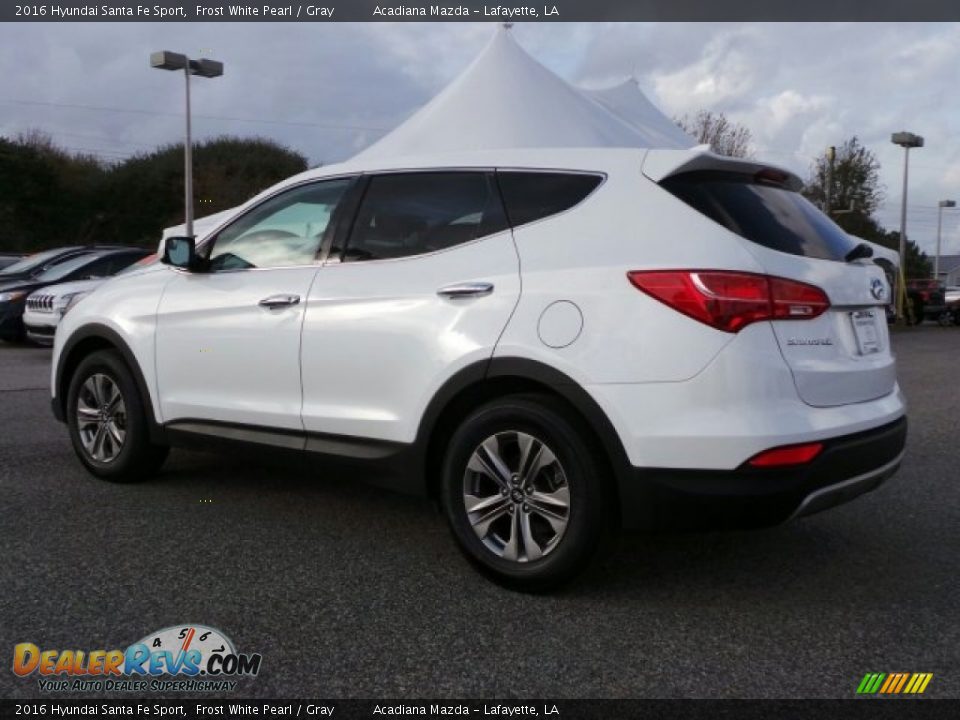 2016 Hyundai Santa Fe Sport Frost White Pearl / Gray Photo #5