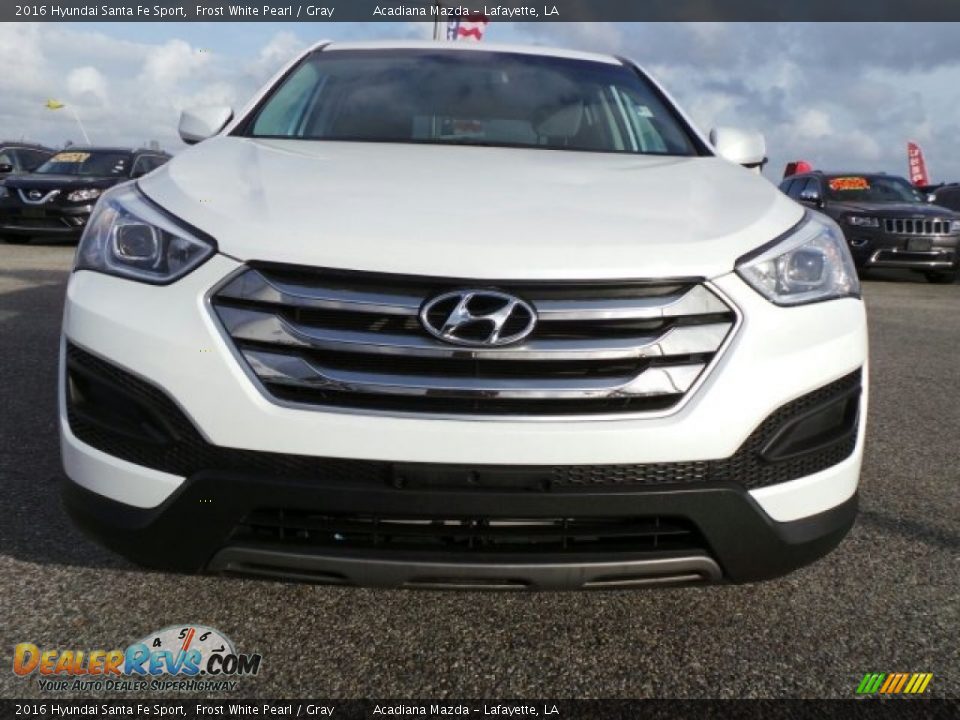 2016 Hyundai Santa Fe Sport Frost White Pearl / Gray Photo #13