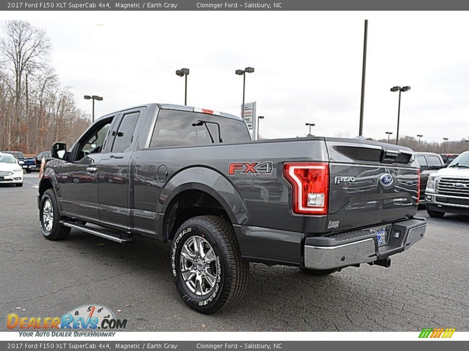 2017 Ford F150 XLT SuperCab 4x4 Magnetic / Earth Gray Photo #23