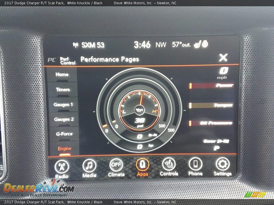 2017 Dodge Charger R/T Scat Pack White Knuckle / Black Photo #20