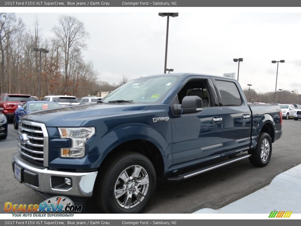 Blue Jeans 2017 Ford F150 XLT SuperCrew Photo #3