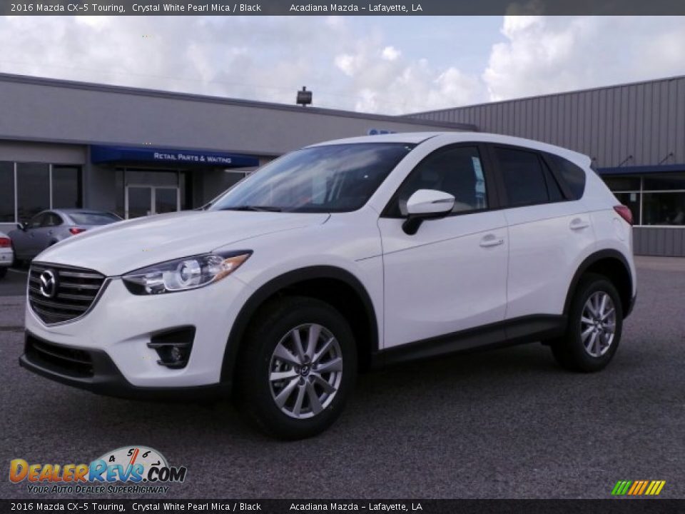 2016 Mazda CX-5 Touring Crystal White Pearl Mica / Black Photo #1