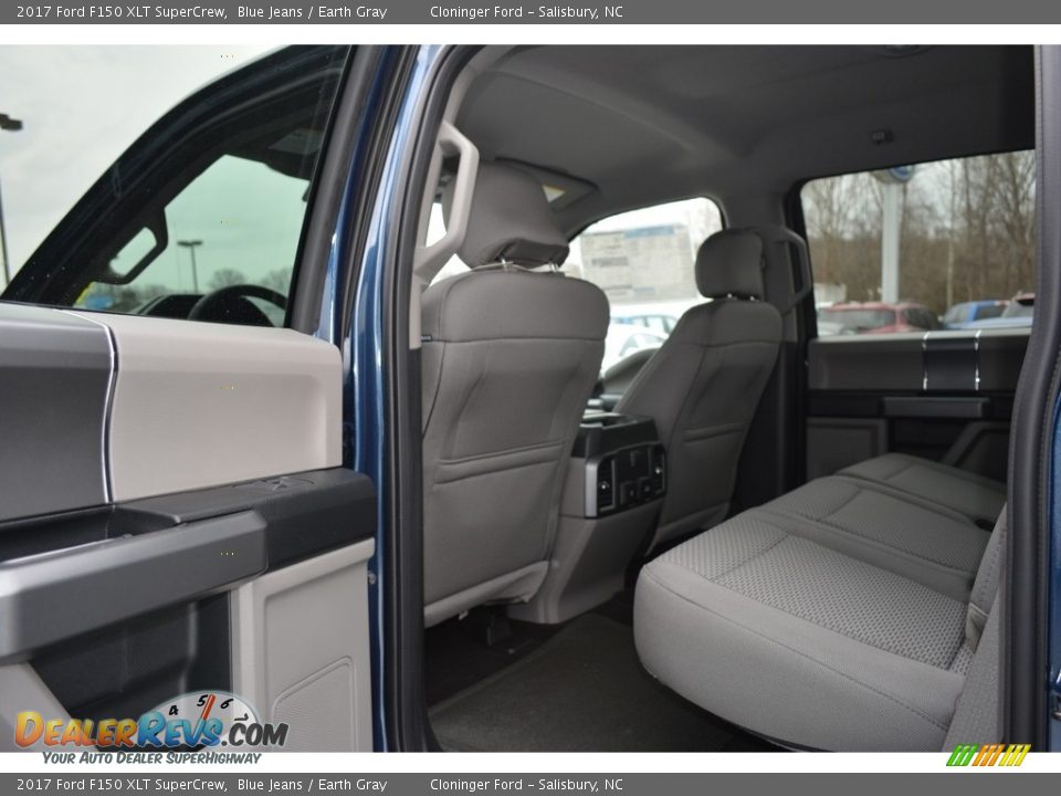 Rear Seat of 2017 Ford F150 XLT SuperCrew Photo #8