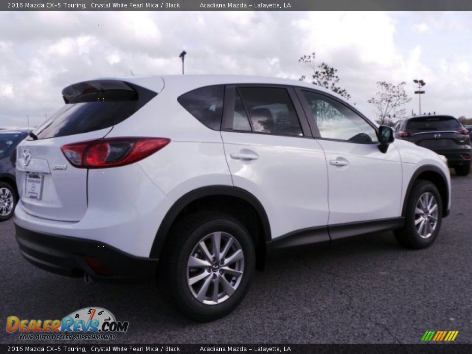 2016 Mazda CX-5 Touring Crystal White Pearl Mica / Black Photo #3