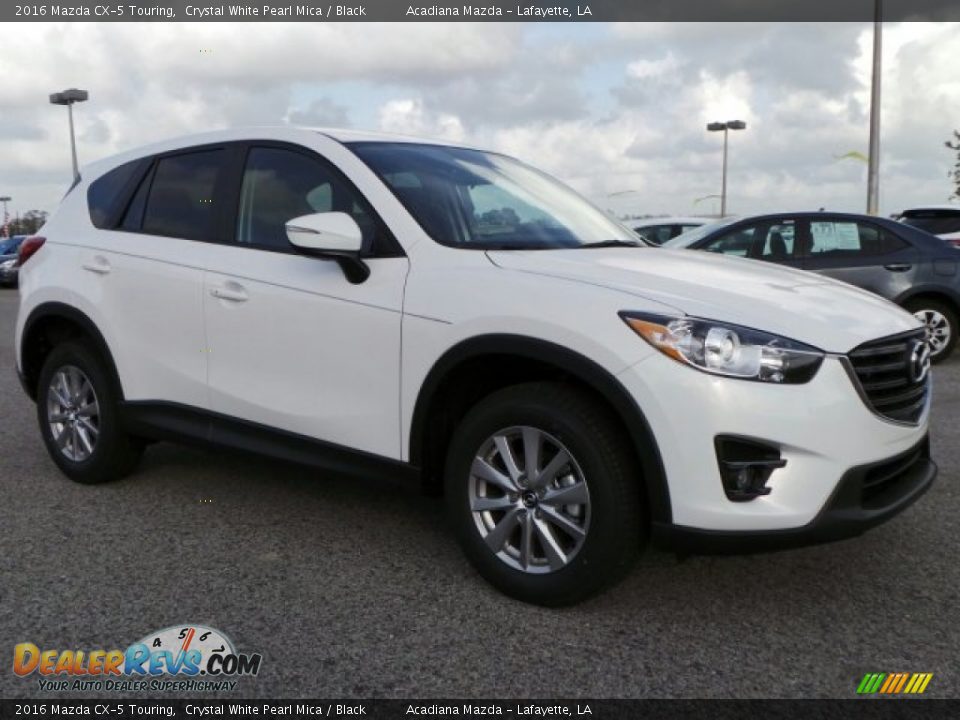 2016 Mazda CX-5 Touring Crystal White Pearl Mica / Black Photo #4