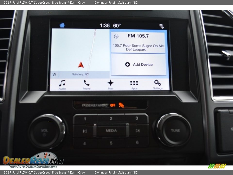 Navigation of 2017 Ford F150 XLT SuperCrew Photo #10