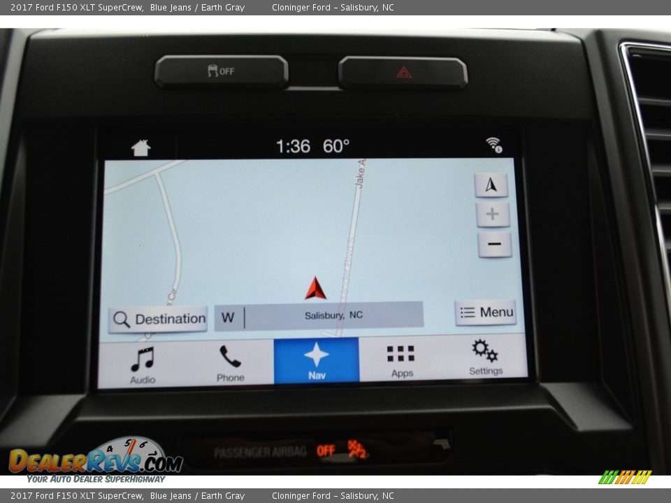 Navigation of 2017 Ford F150 XLT SuperCrew Photo #13