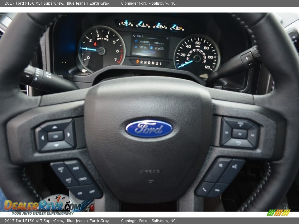 2017 Ford F150 XLT SuperCrew Steering Wheel Photo #20